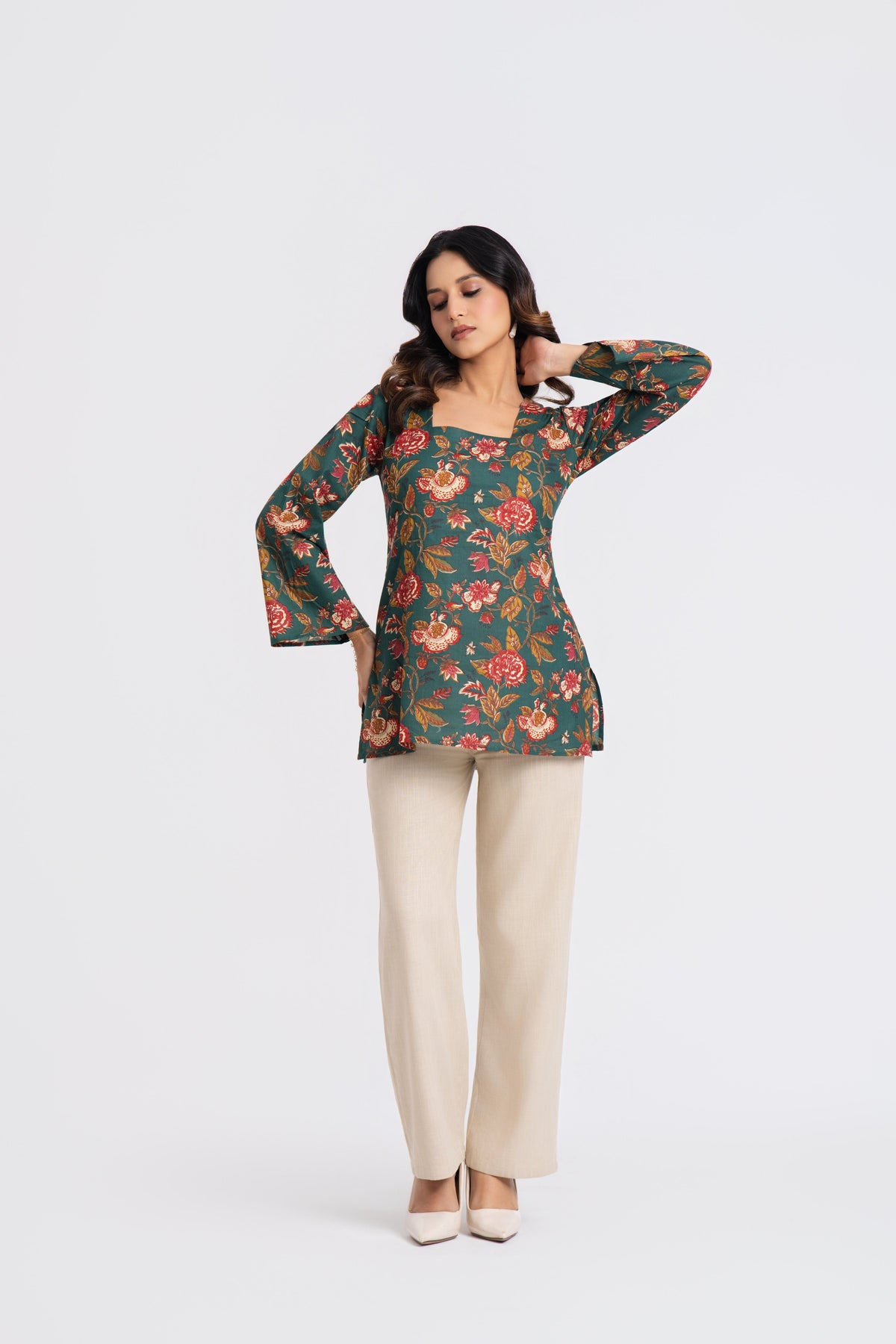 Rooh Square Neck Kurti