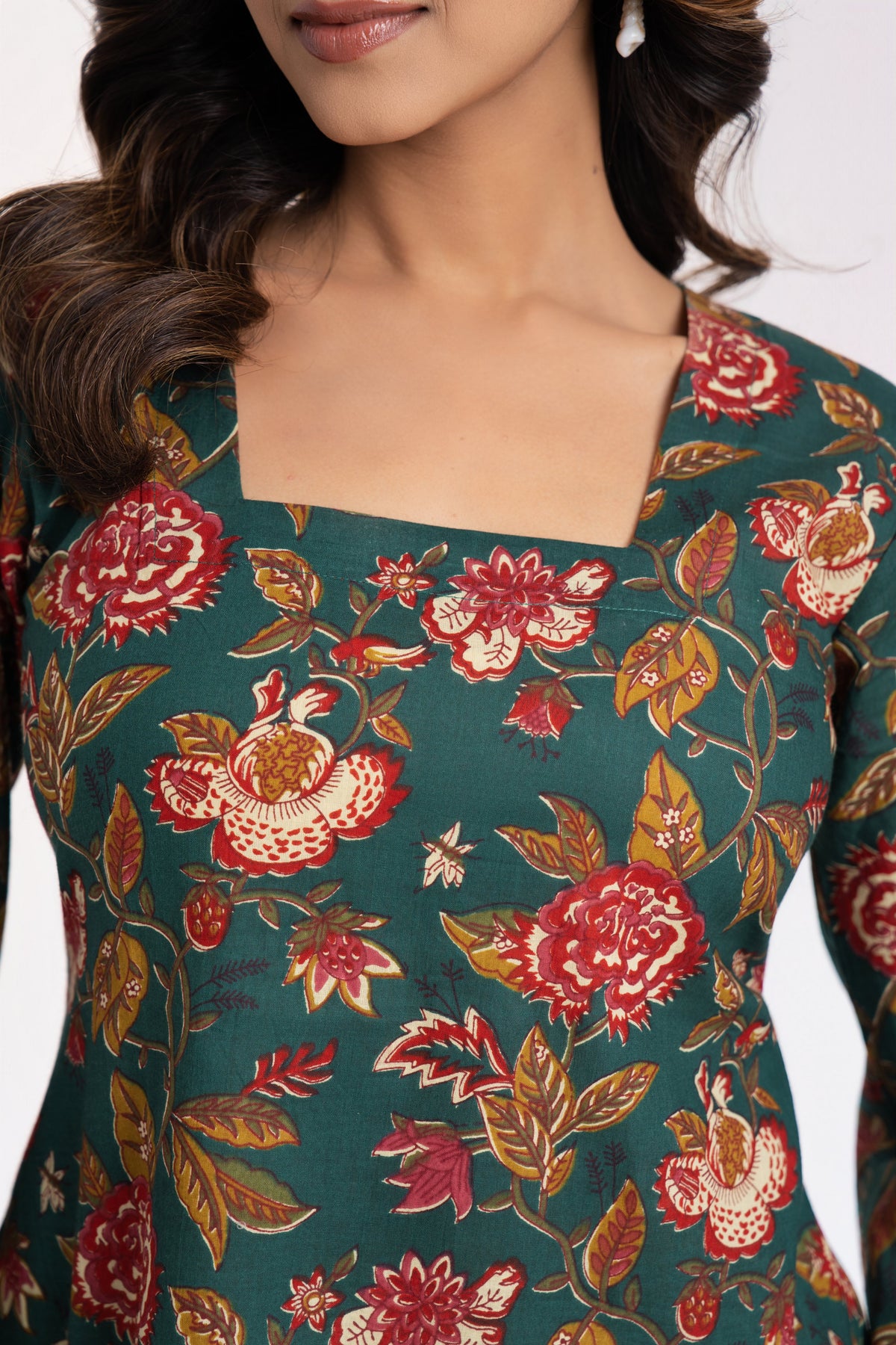Rooh Square Neck Kurti