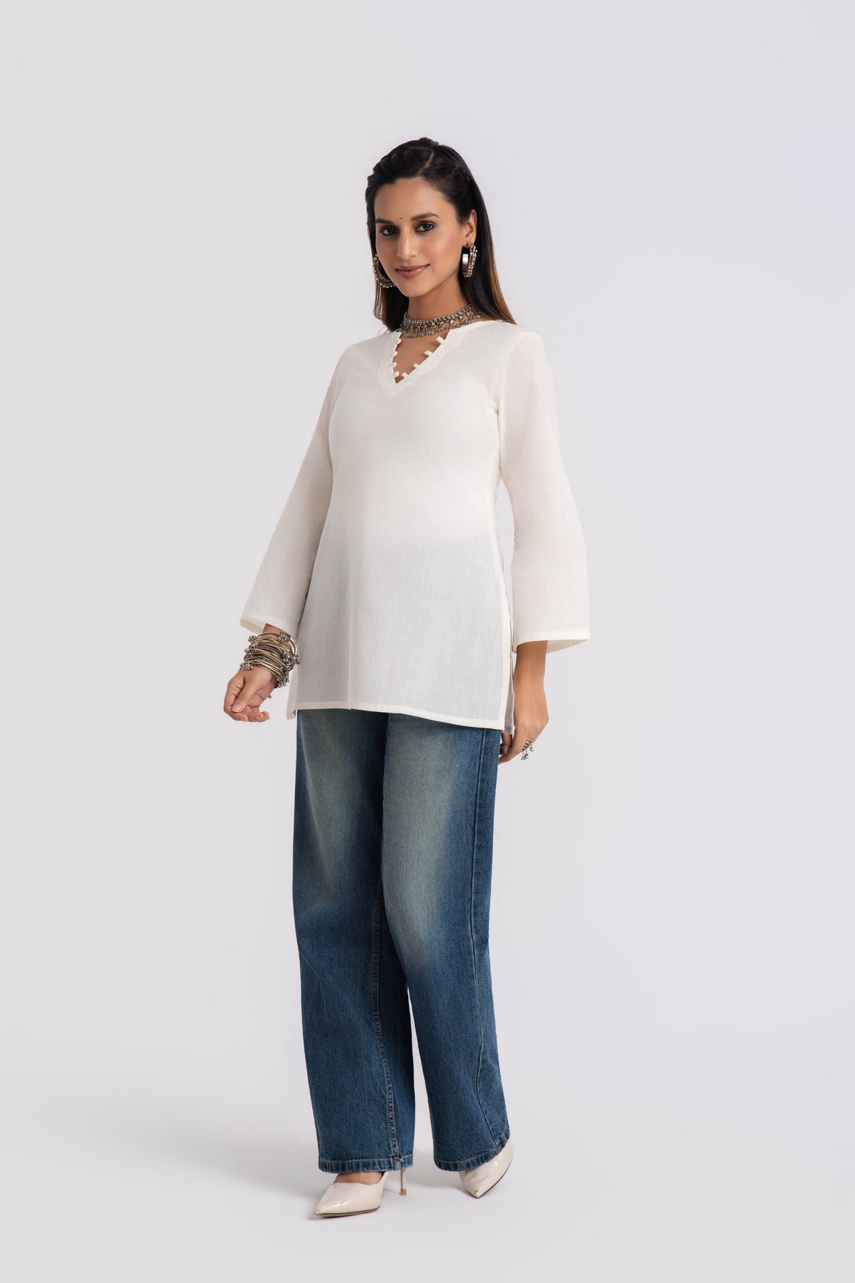 Ira BellSleeves Kurti