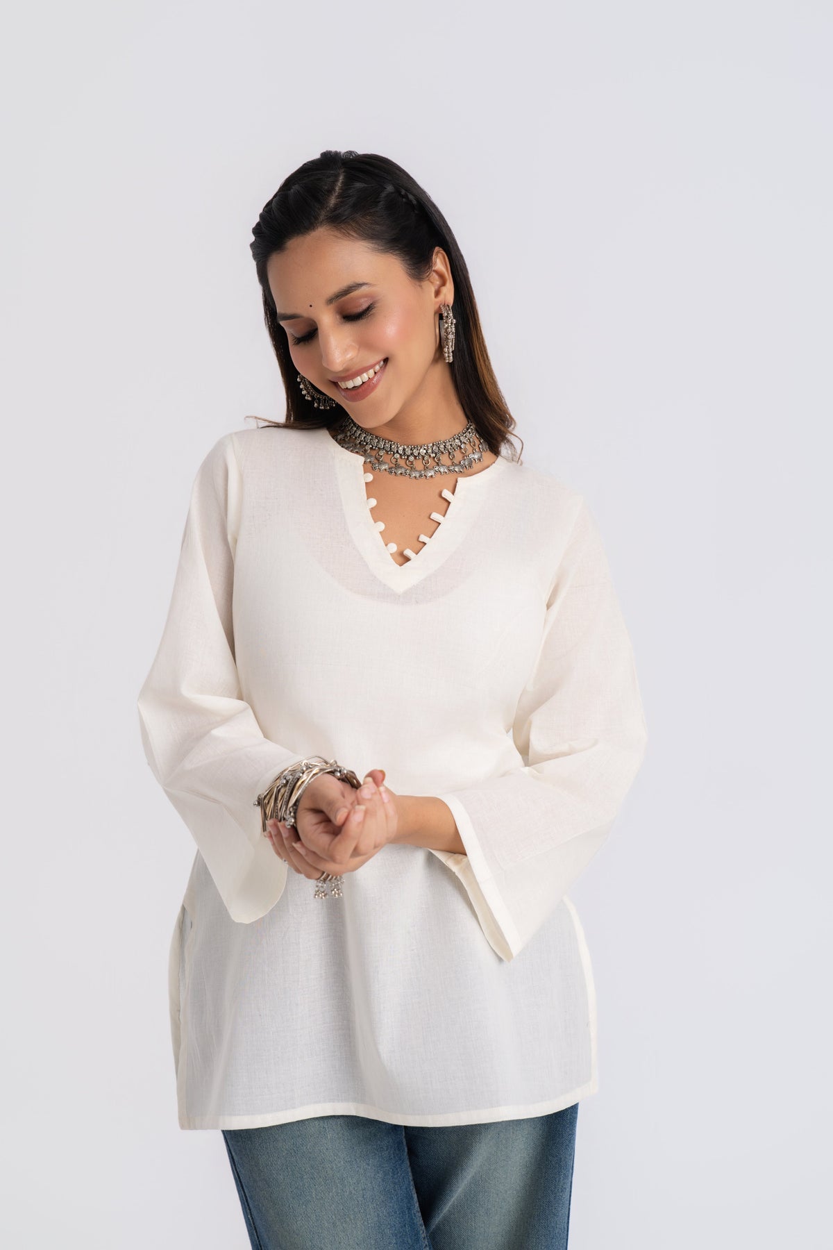Ira BellSleeves Kurti