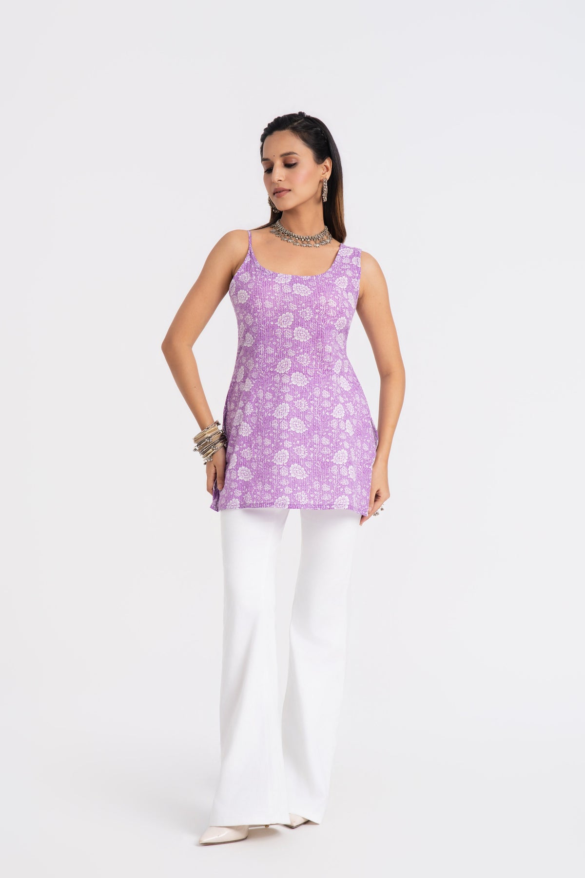 Noor Sleeveless Kurti