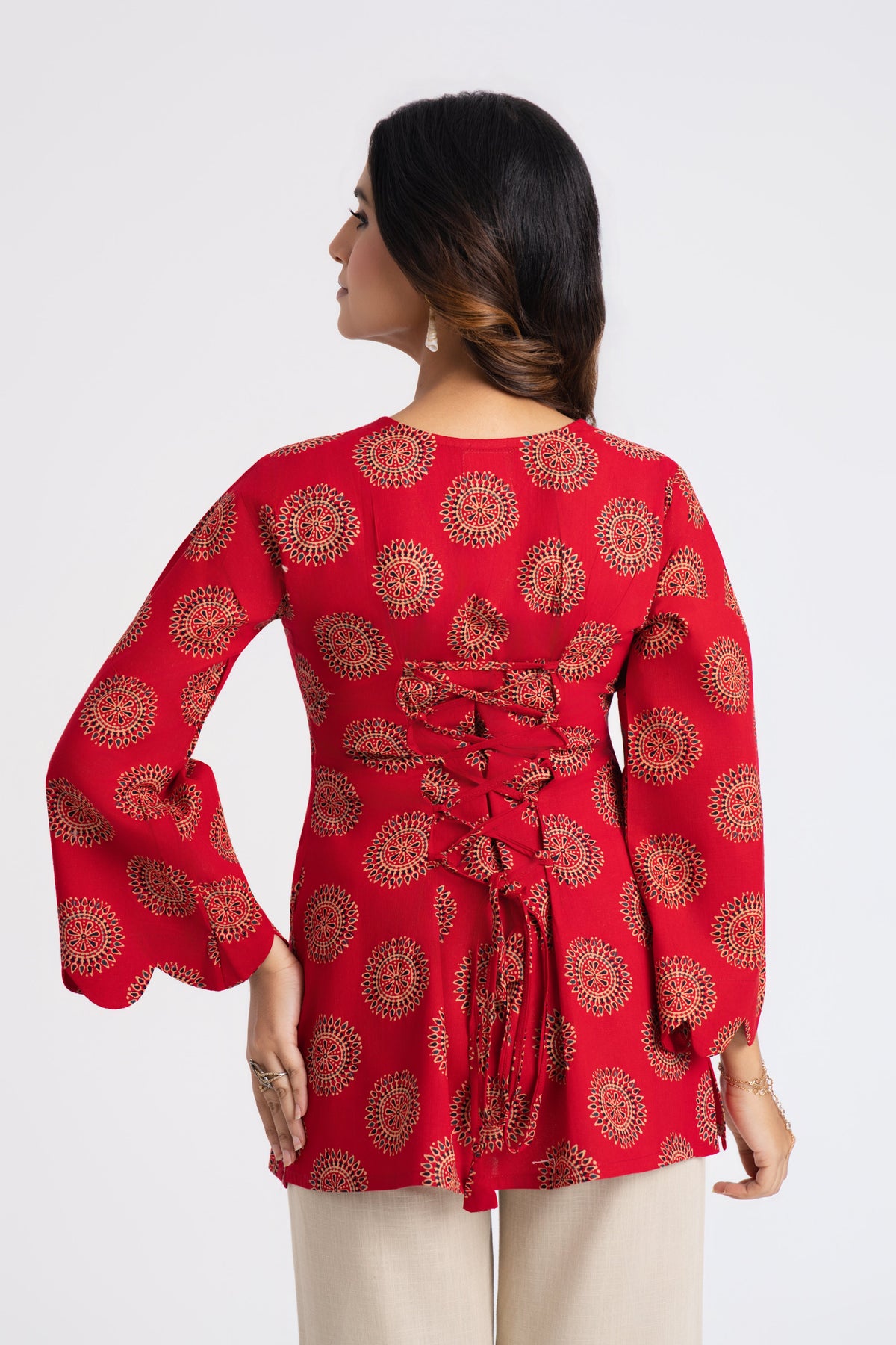 Meher V-Neck Kurti