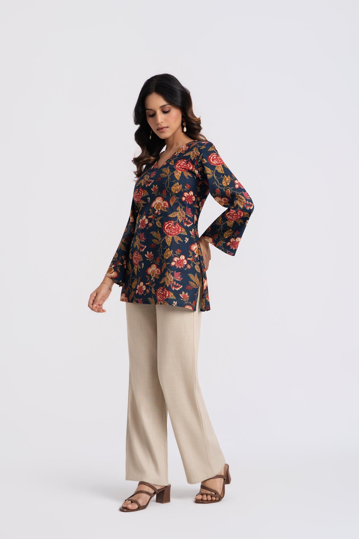 Gul V-Neck Kurti