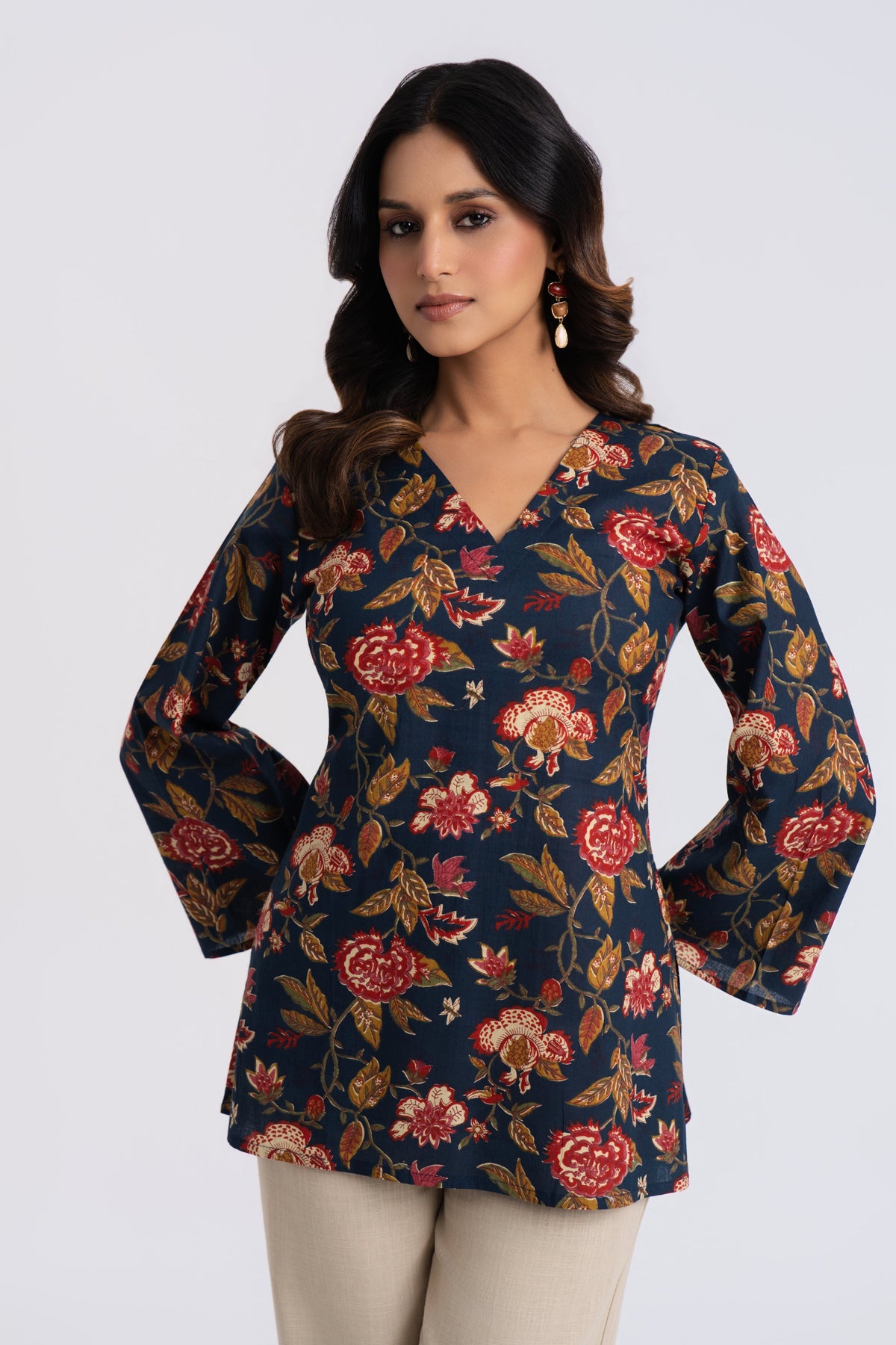Gul V-Neck Kurti