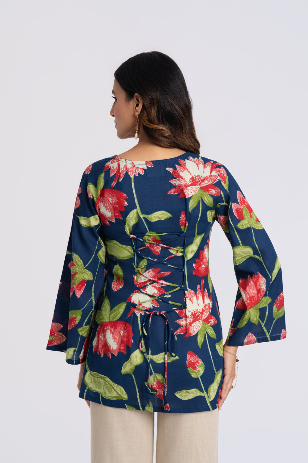 Lotus Square Neck Kurti