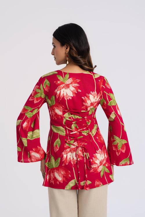 Aira  V-Neck Kurti