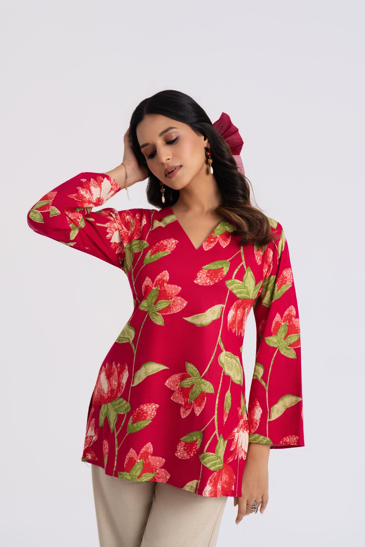 Aira  V-Neck Kurti