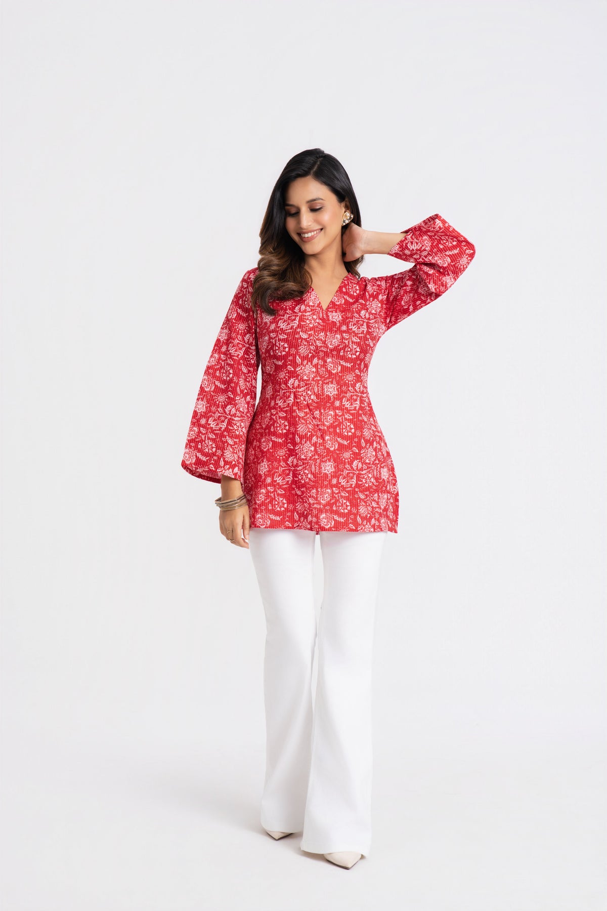 Adaa V-Neck Kurti