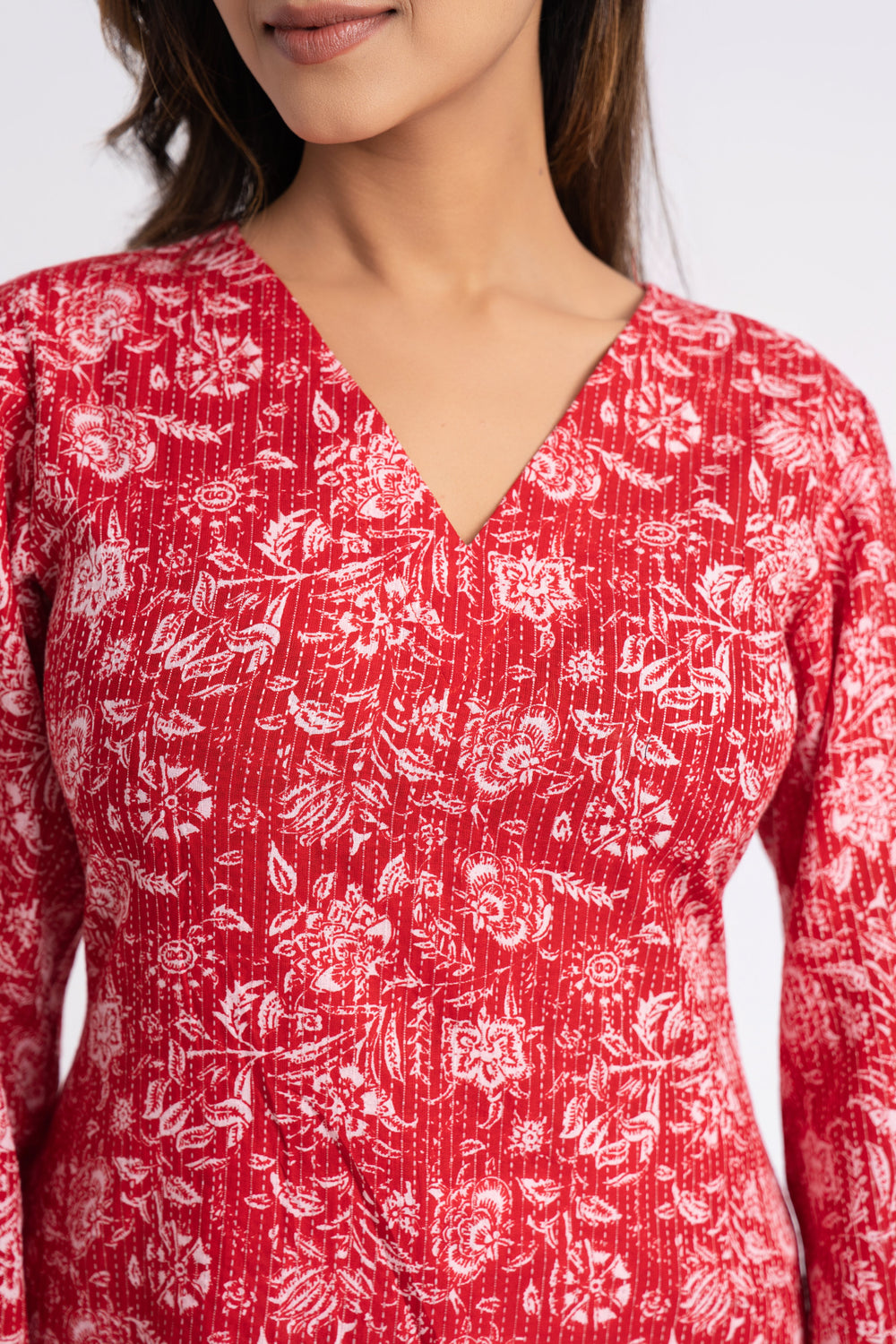 Adaa V-Neck Kurti