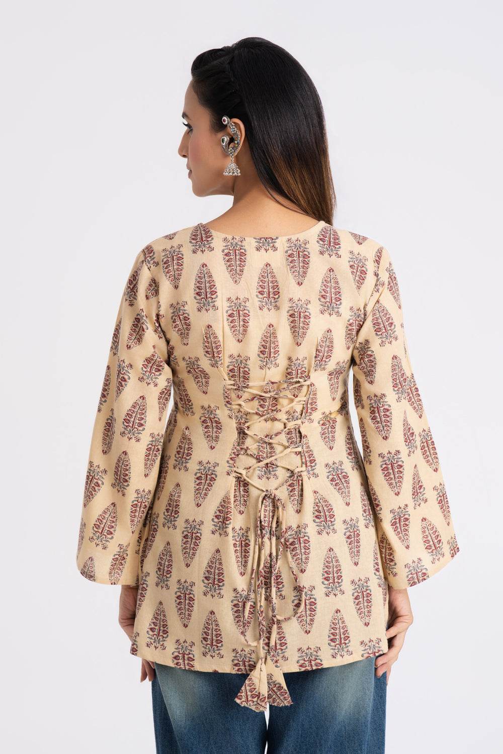 Maahira V-Neck Kurti