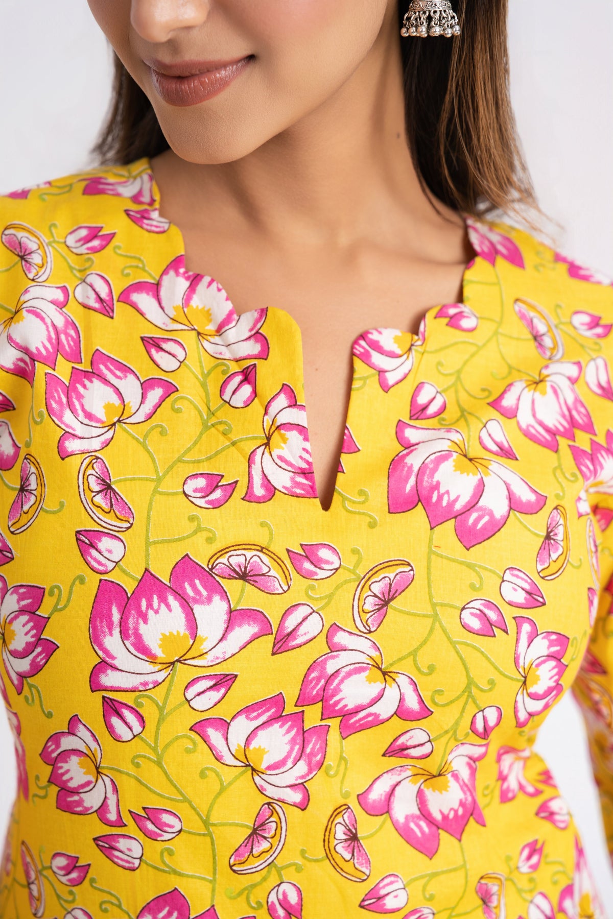 Kesar BellSleeves Kurti