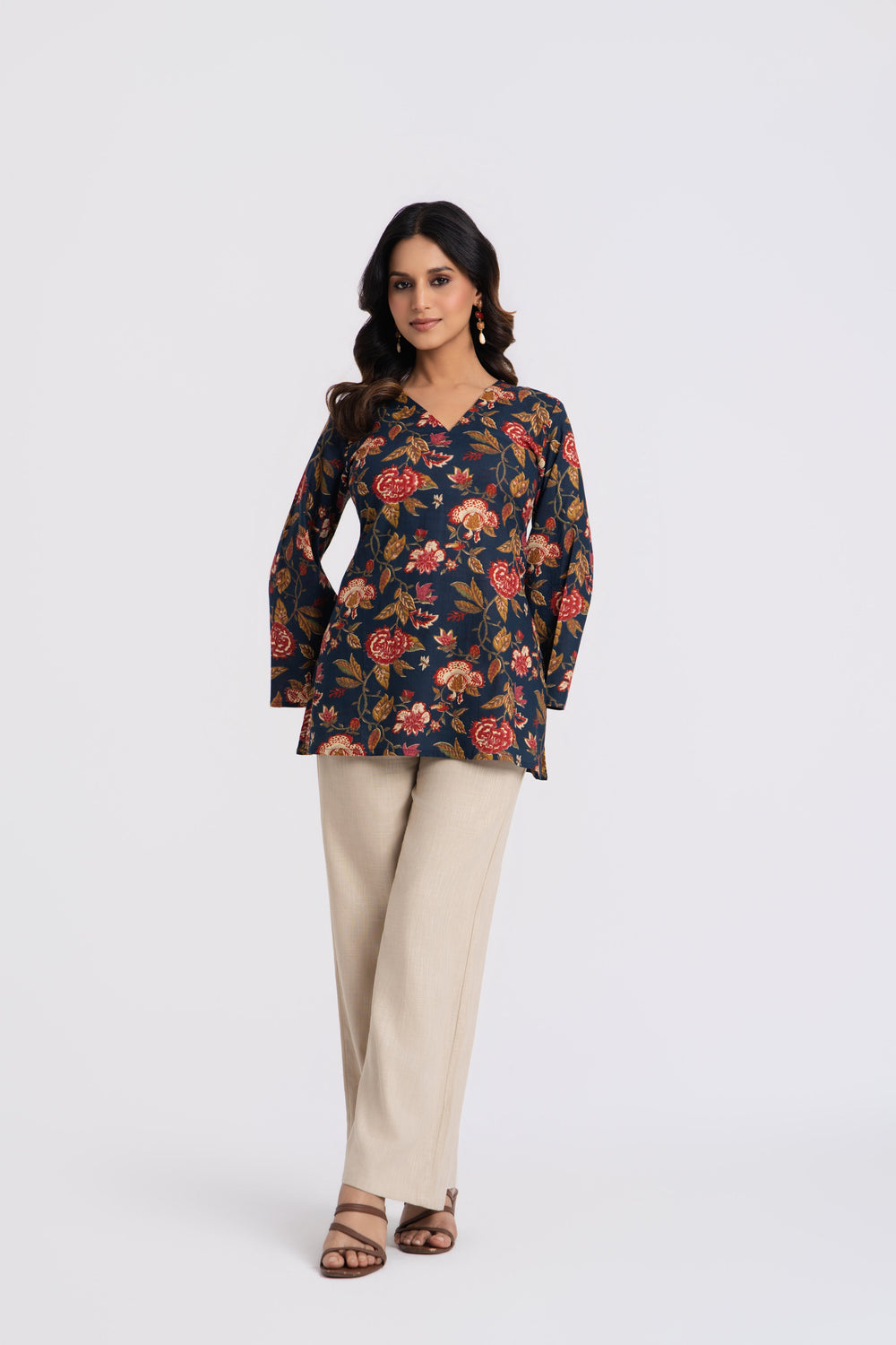 Gul V-Neck Kurti